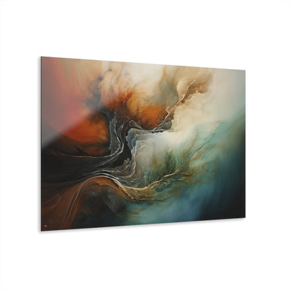 Earthy Air, Abstract, Concept, Acrylic Wall Art