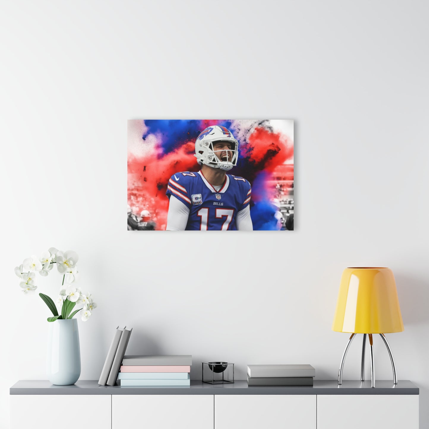 Allen, Bills Fan Concept, Football Lover, Acrylic Wall Art