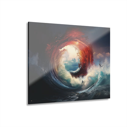 Sea Portal, Abstract Concept Style, Acrylic Wall Art