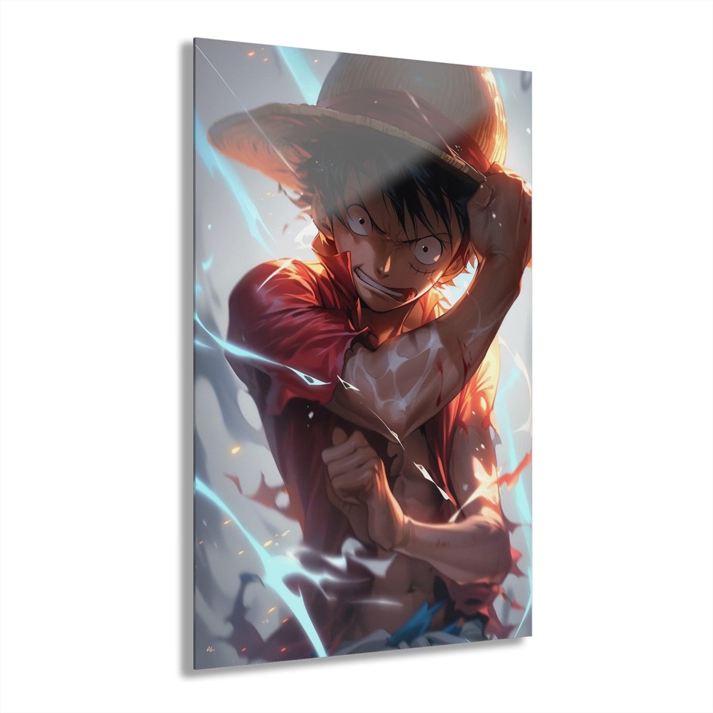 Luffy, Anime, One Piece Color Splash, Concept Style, Acrylic Wall Art