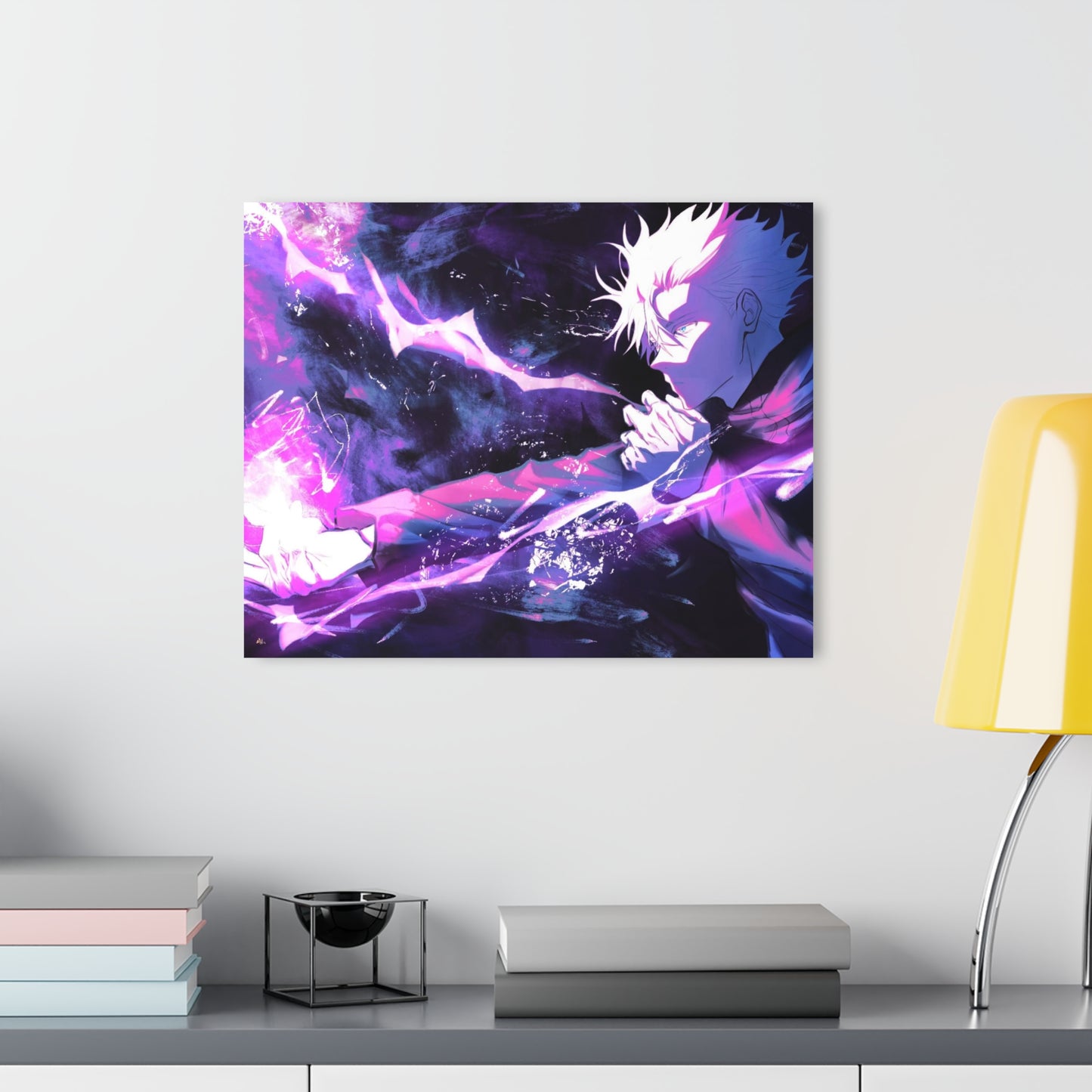 Hollow Purple, Satoru Gojo, Jujitsu Kaisen, Fan Concept Style, Acrylic Wall Art