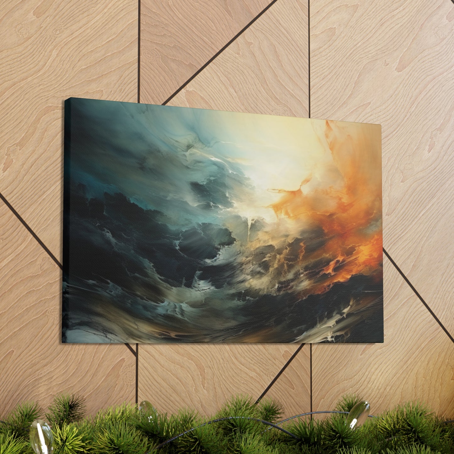 Fire storm Canvas