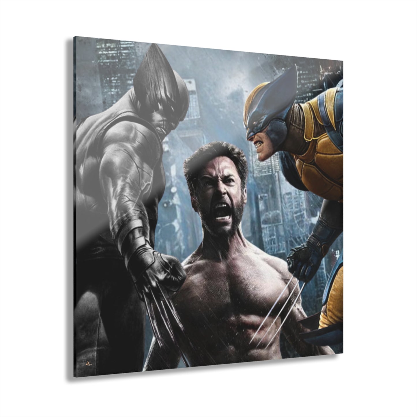 Wolverine, Shades of Adamantium,  Hugh Jackman, Fan Concept Style, Acrylic Wall Art