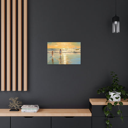 Sunset Walk Canvas Art