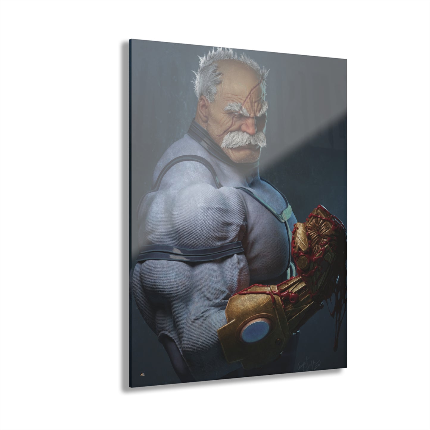 Viltrumite Conquest, Invincible Fan Concept Style, Acrylic Wall Art