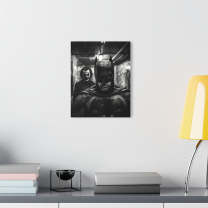 Monochromatic Knight, Joker's Delight, Fan Concept Style Batman, Acrylic Wall Art