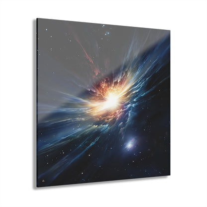 Galaxy Bomb, Space Concept Style, Acrylic Wall Art