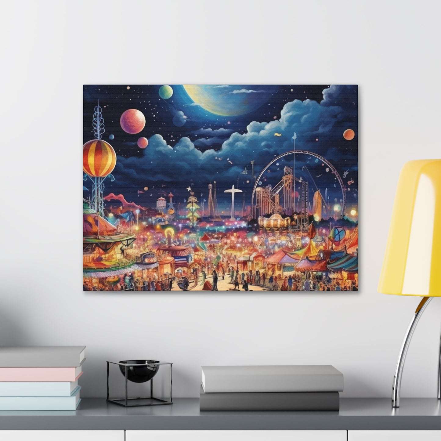 Space Carnival Canvas Art