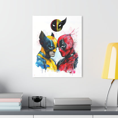 Regenerative Adversaries, Fan Concept Style, Wolverine and Dead Pool, Acrylic Wall Art